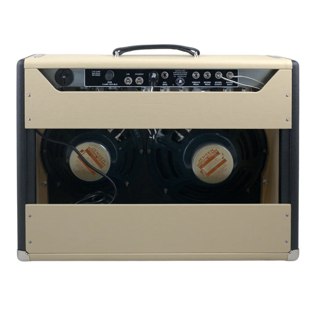 Achillies Amplification - Zephyr 35 1x12   1x10 Combo - Black and Tan