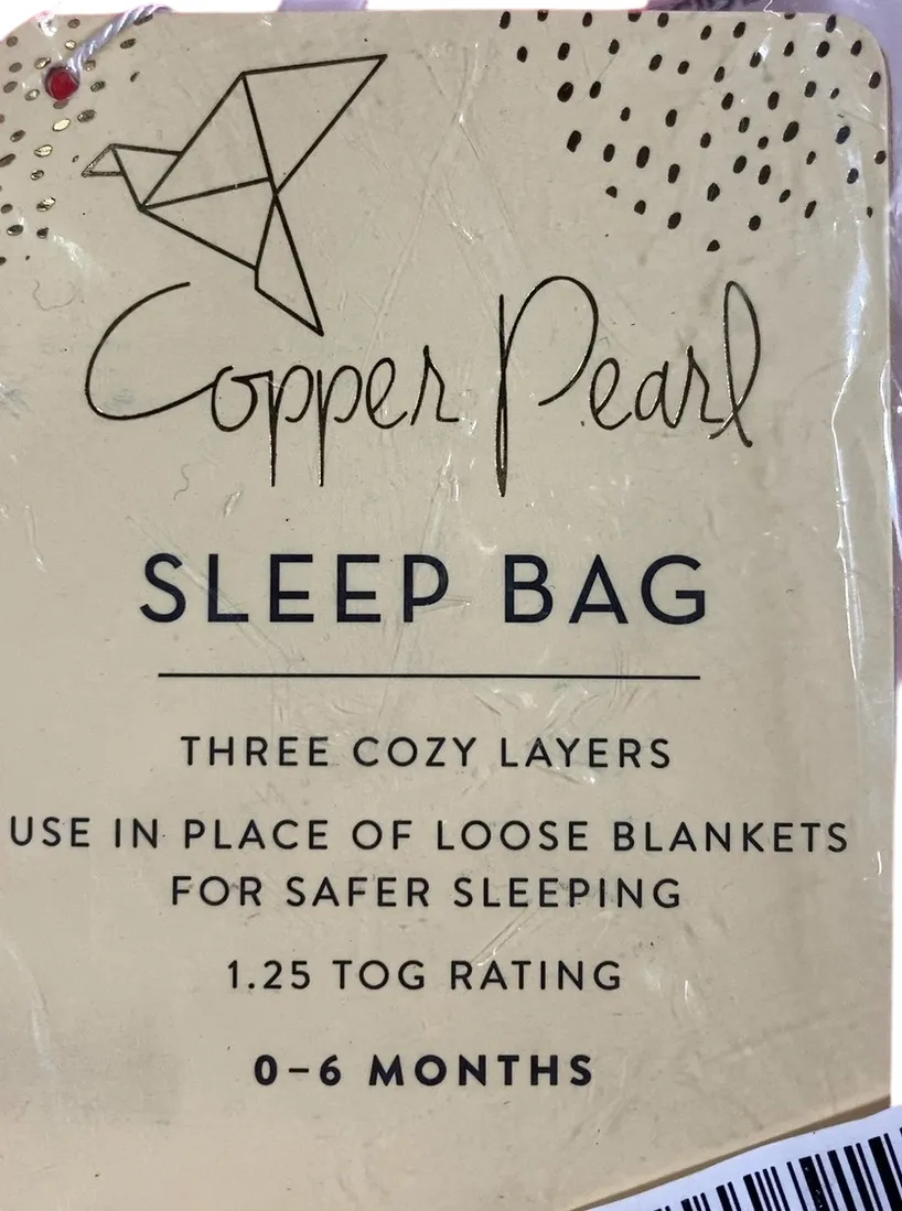 Copper Pearl Sleep Bag, Stella, 0-6 Months, 1.25 TOG