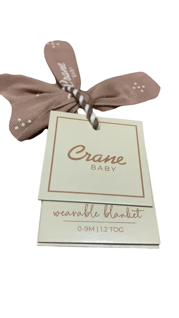 Crane Baby Wearable Blanket, Ezra, 1.2 TOG