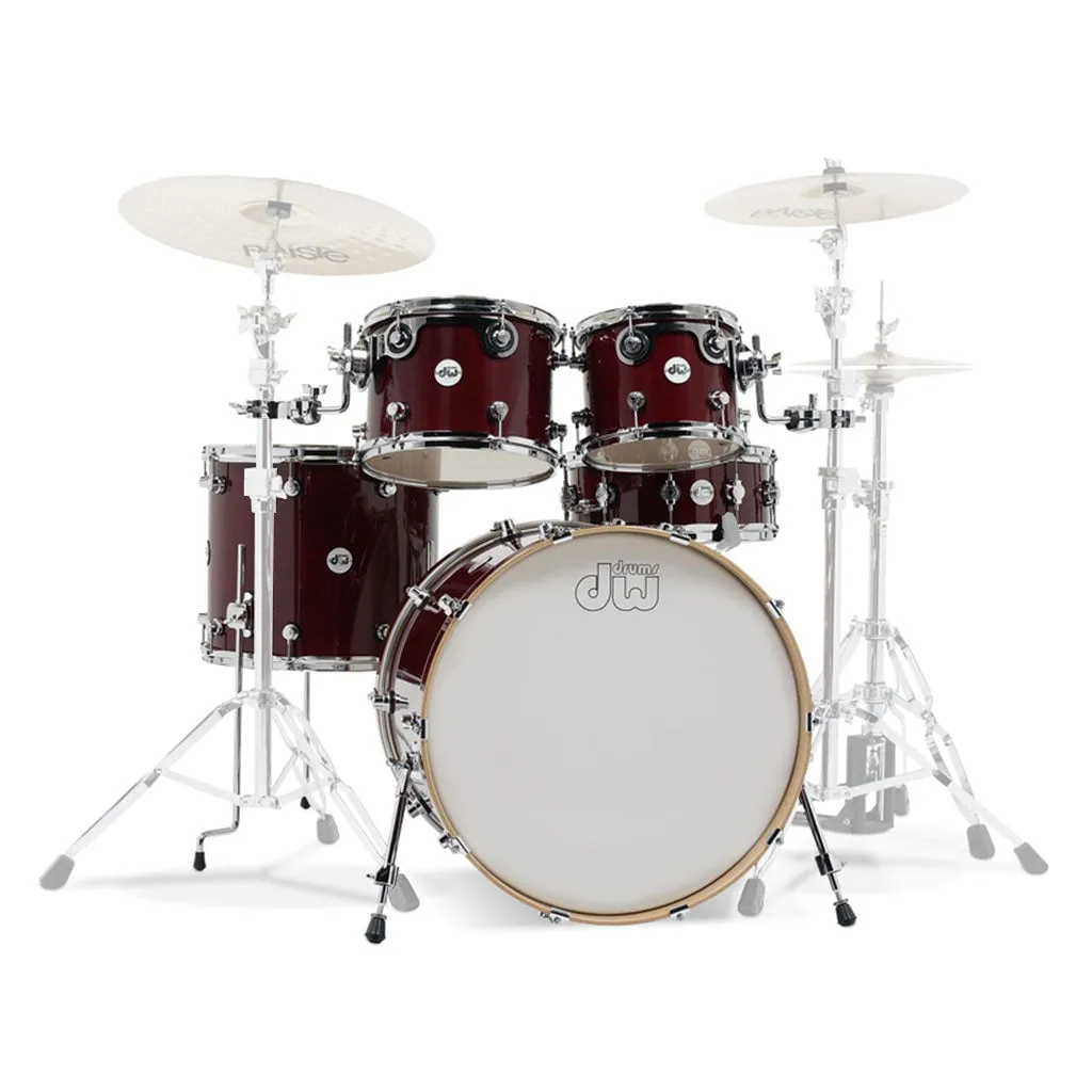 DW Design Series 5-Piece Shell Pack - Cherry Stain