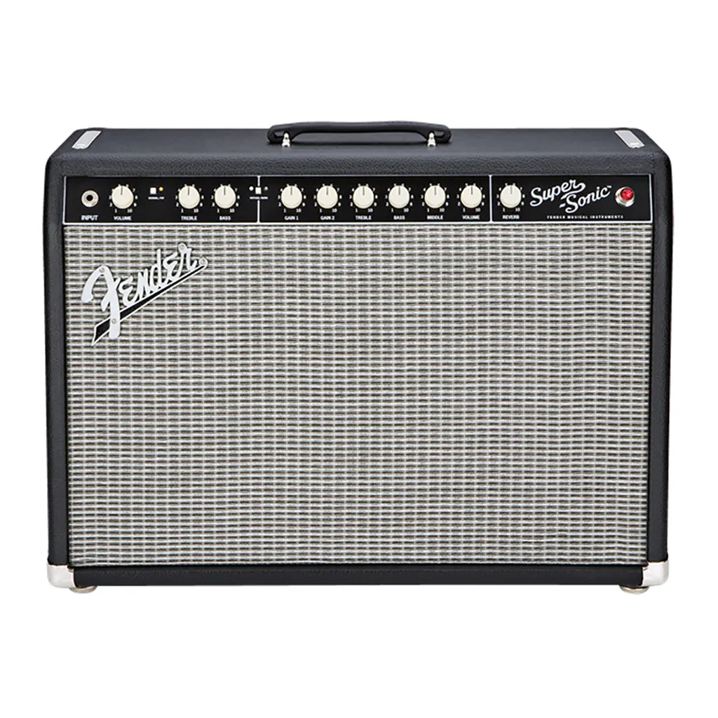 Fender Super Sonic 22 Black 22W 1X12 Combo Tube Amp
