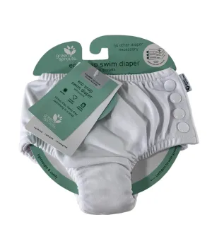 Green Sprouts Swim Diapers, White, 6 Months