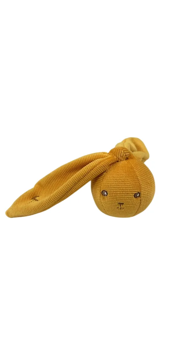 Kaloo Rabbit Rattle Ball, Ochre