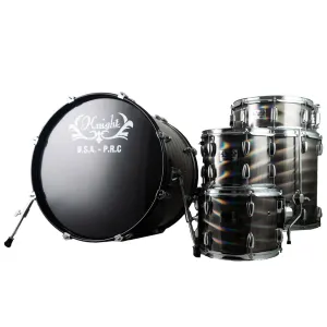 Knight - 5-Piece Drum Kit with Hardware - Psychedelic