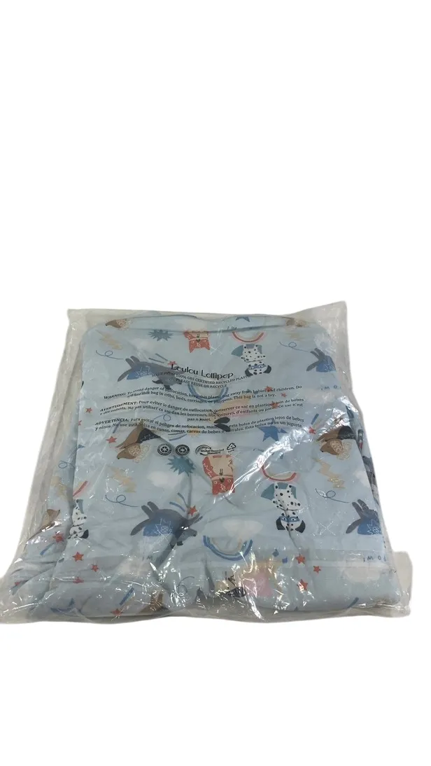 LouLou Lollipop Tencel Sleep Bag, 0-6 Months, Superhero Dog, 1.0 TOG