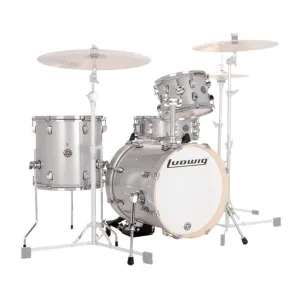 Ludwig Breakbeats 4-Piece Shell Pack  Silver Sparkle