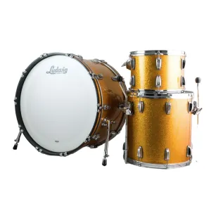 Ludwig Classic Maple 24" Pro Beat 3-Piece Shell Pack - Gold Sparkle