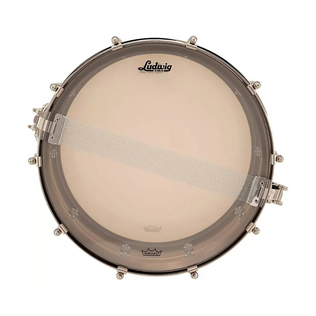 Ludwig LB417ST Limited Edition Black Beauty Satin De Luxe 14x6.5 Snare Drum