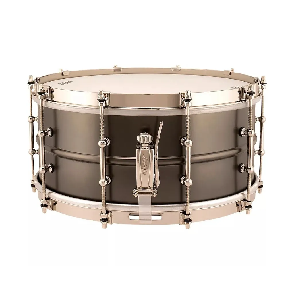 Ludwig LB417ST Limited Edition Black Beauty Satin De Luxe 14x6.5 Snare Drum