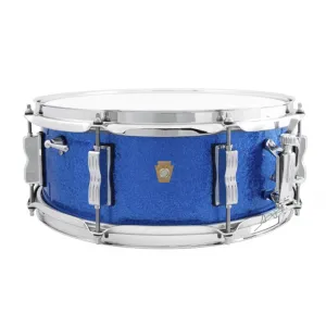 Ludwig Legacy Mahogany "Jazz Fest" Snare Drum - 14"x5.5" - Blue Sparkle
