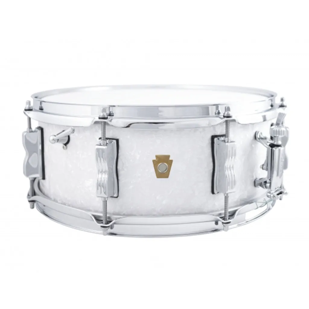 Ludwig Legacy Mahogany "Jazz Fest" Snare Drum - 14"x5.5" - White Marine Pearl