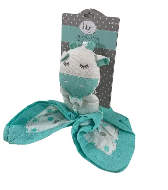 Lulujo Lovey, Aqua, Giraffe