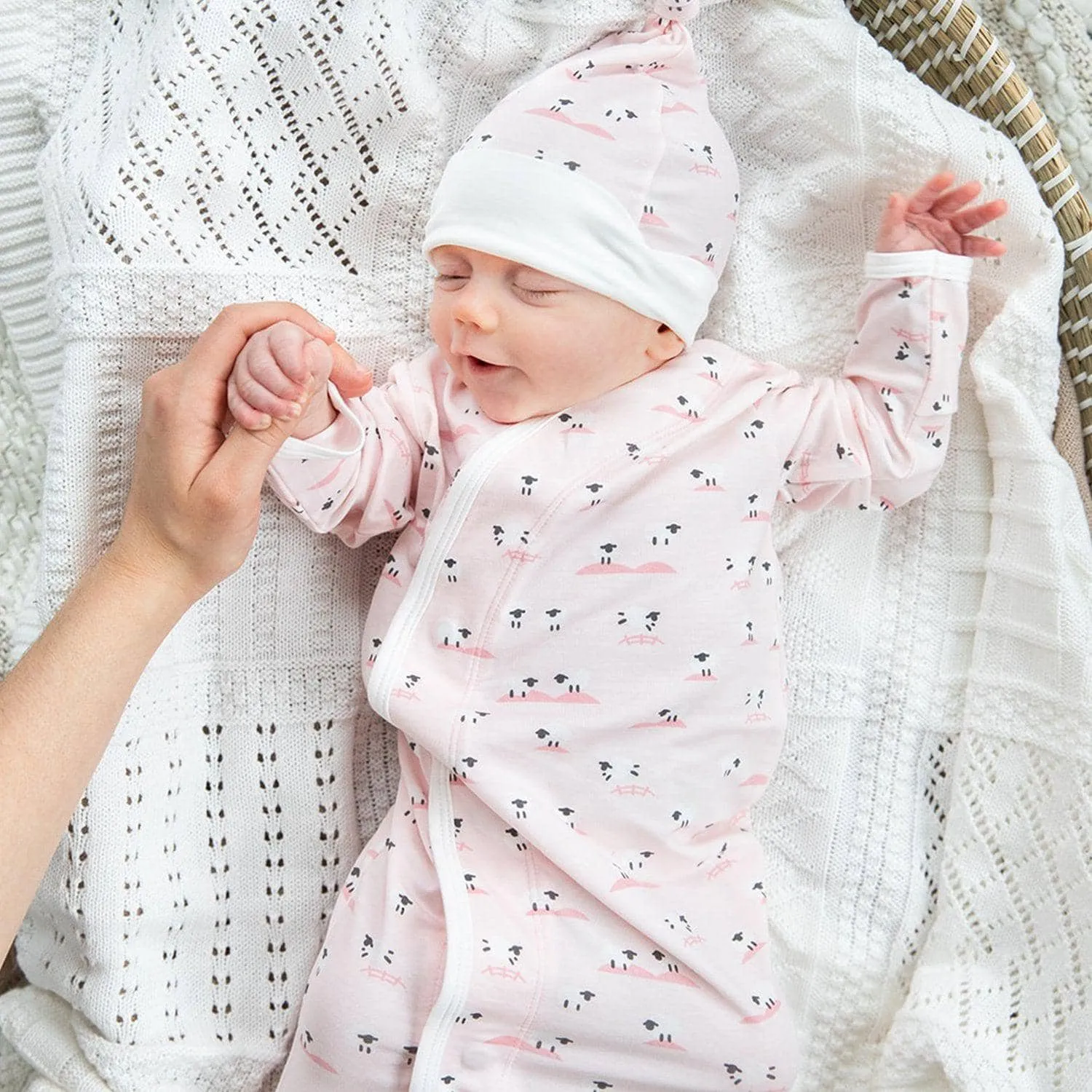 Magnetic Me Baa Baa Baby Pink Gown Set