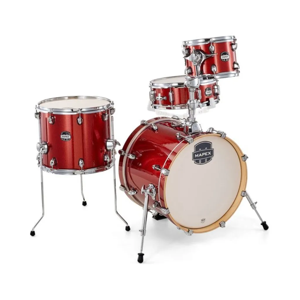 Mapex Mars Birch 4-Piece Bop Shell Pack - Blood Orange Sparkle