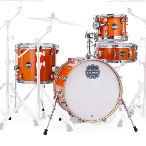 Mapex Mars Maple 4-Piece Bop Shell Pack - Glossy Amber
