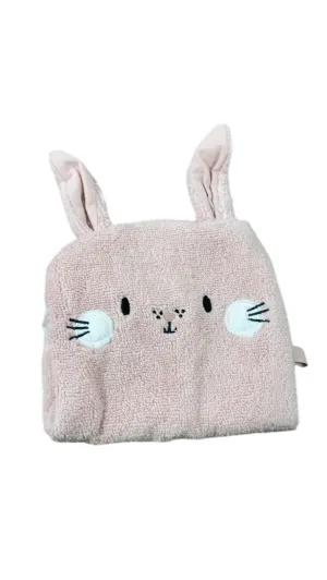 Mori Animal Towel Mitt, Pink Bunny