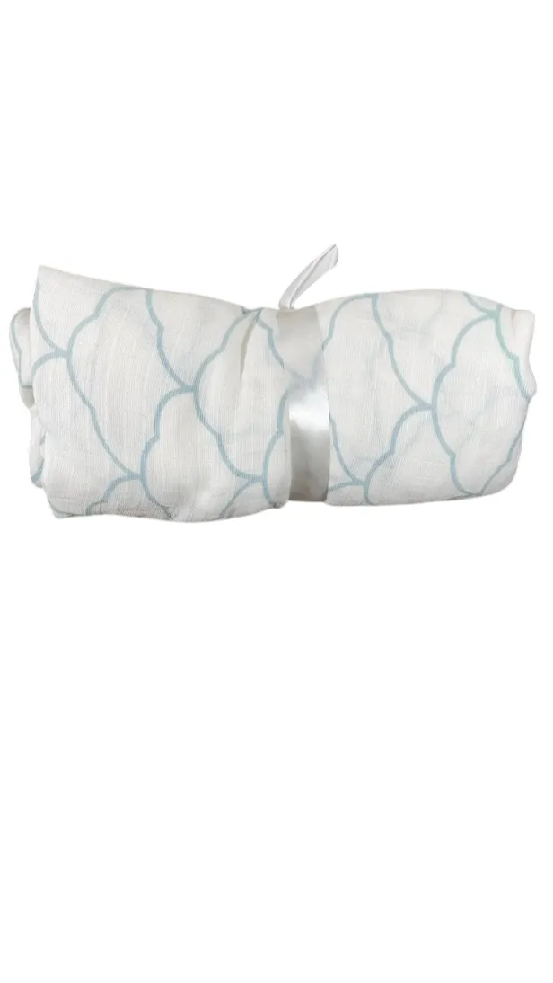 Newton 2 Pack Mini Crib Sheets, Dreamweaver Moonstone Mist/Solid White