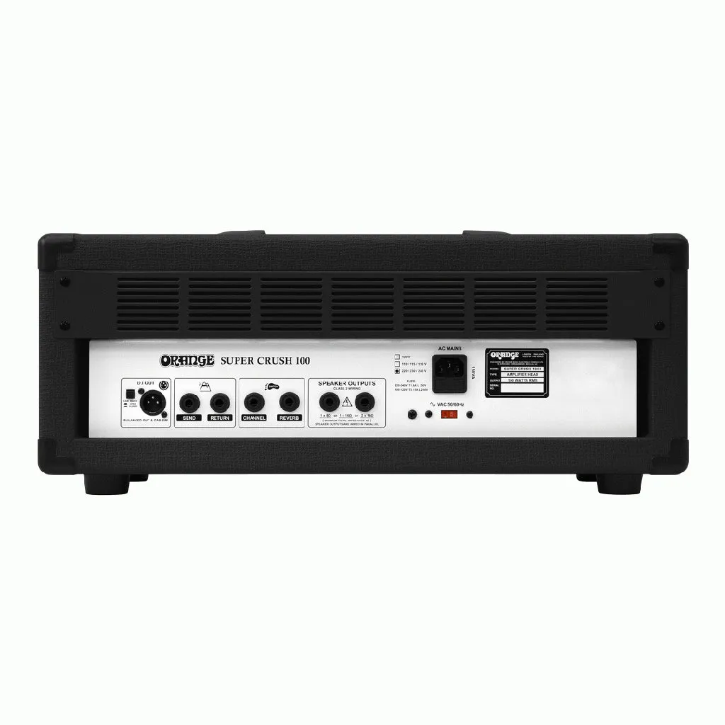 Orange - Super Crush 100 Head - Black