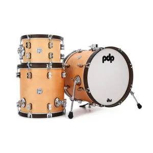 PDP Concept Maple Classic 3-Piece Shell Pack (13" 16" 24") - Natural with Walnut Hoops