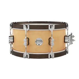 PDP Concept Maple Classic Snare Drum - 6.5 x 14-inch - Walnut with Natural Hoops