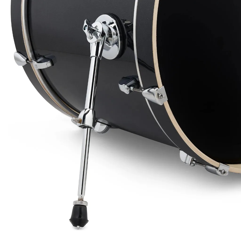 PDP Mainstage 5-Piece Complete Drum Set with Hardware and Cymbals - Black Sparkle