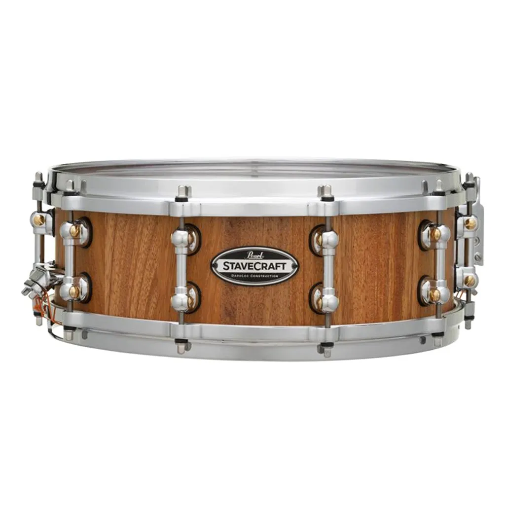 Pearl 14"x5" StaveCraft Makha with Thai Oak DadoLoc Snare Drum