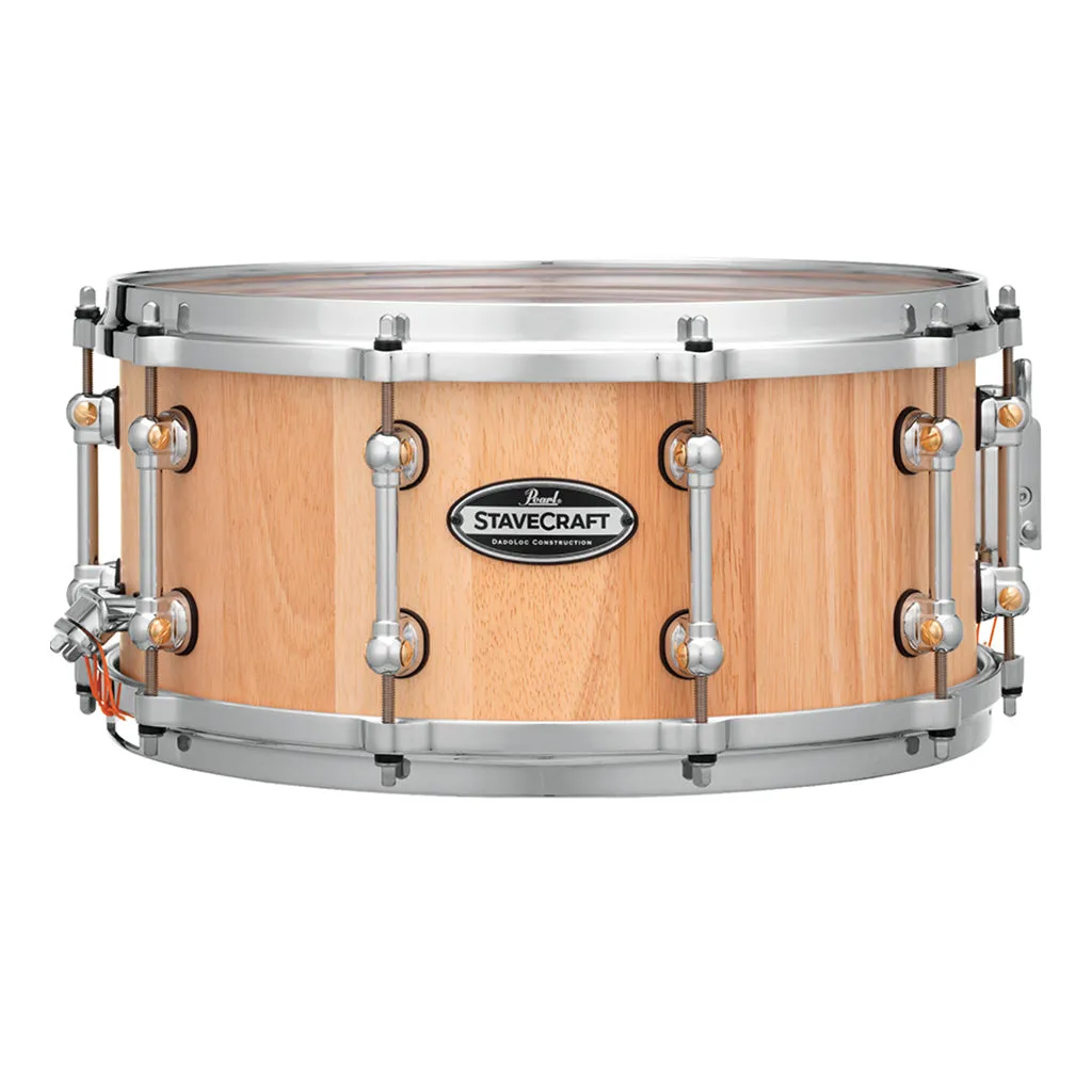 Pearl 14"x6.5" StaveCraft Thai Oak with Makha DadoLoc Snare Drum