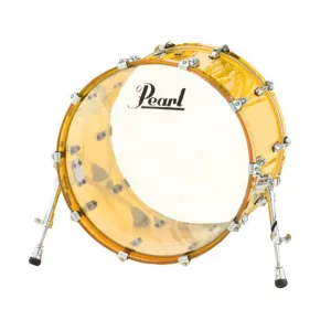 Pearl CRB Crystal Beat Bass Drum 20 x 15 Tangerine Glass