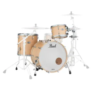 Pearl Masters Maple Complete 3-Piece Shell Pack 12/14/20 - Matte Natural