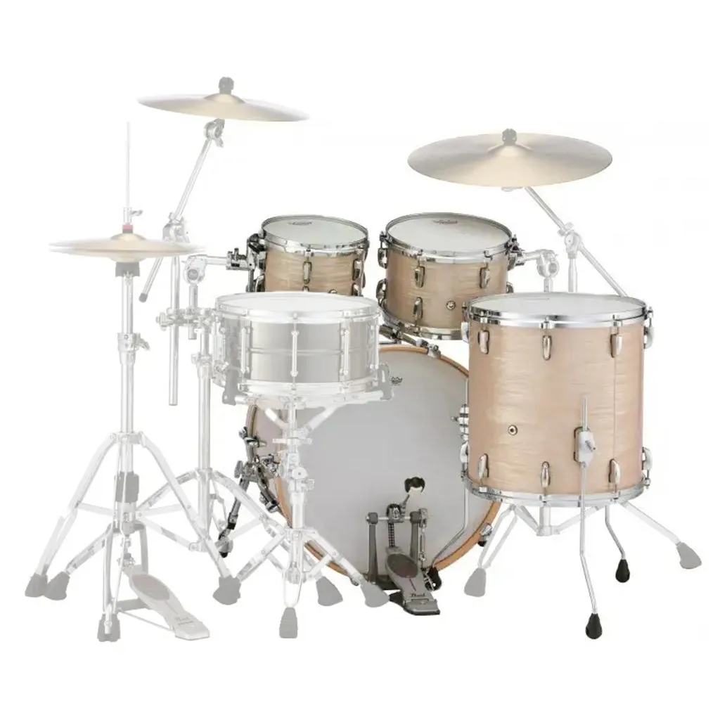 Pearl Masters Maple Gum 4-Piece Shell Pack - Platinum Gold Oyster