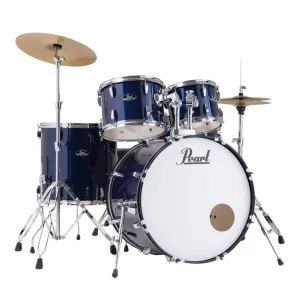 Pearl Roadshow 20" 5-Piece Fusion Kit with Hardware and Cymbals - Royal Blue Metallic