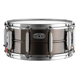 Pearl Sensitone Heritage Alloy 14"x6.5" Black Nickel over Brass Snare Drum