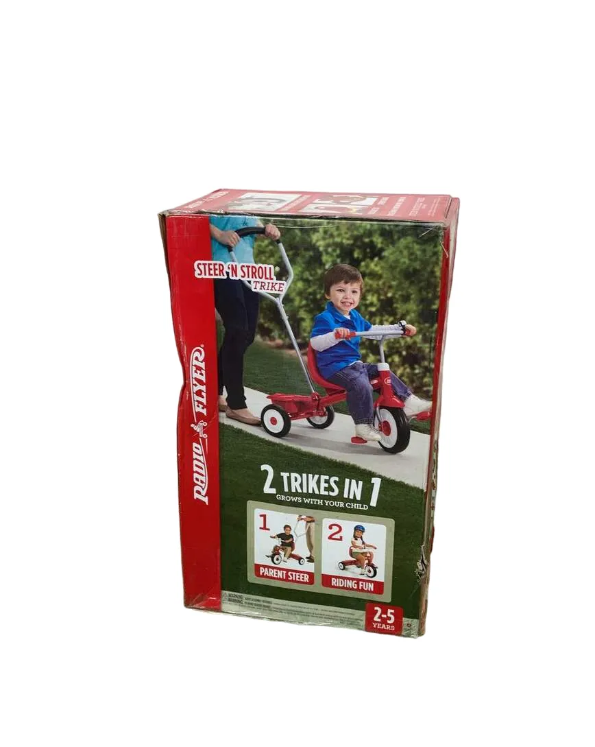 Radio Flyer Steer & Stroll Trike, Red