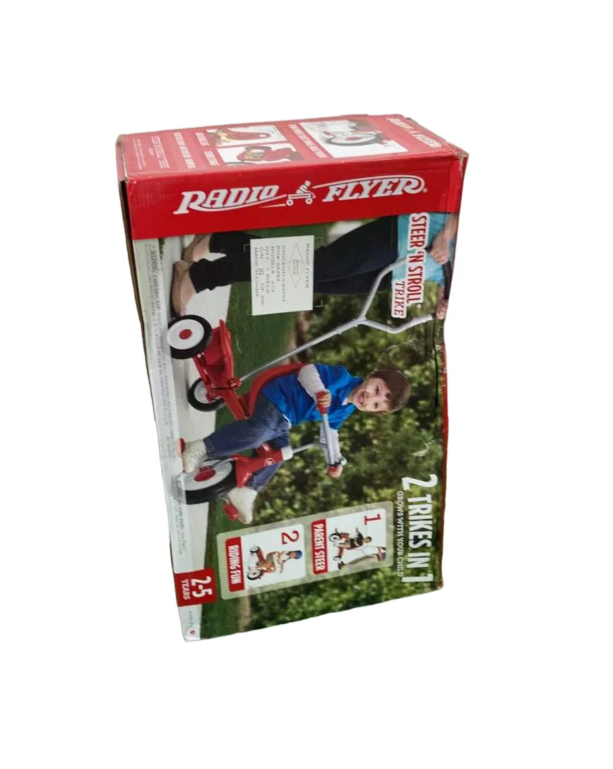 Radio Flyer Steer & Stroll Trike, Red