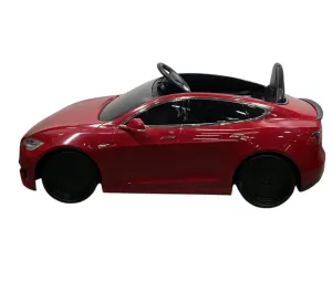 Radio Flyer Tesla Model S For Kids, Red