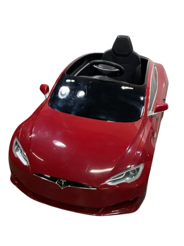 Radio Flyer Tesla Model S For Kids, Red