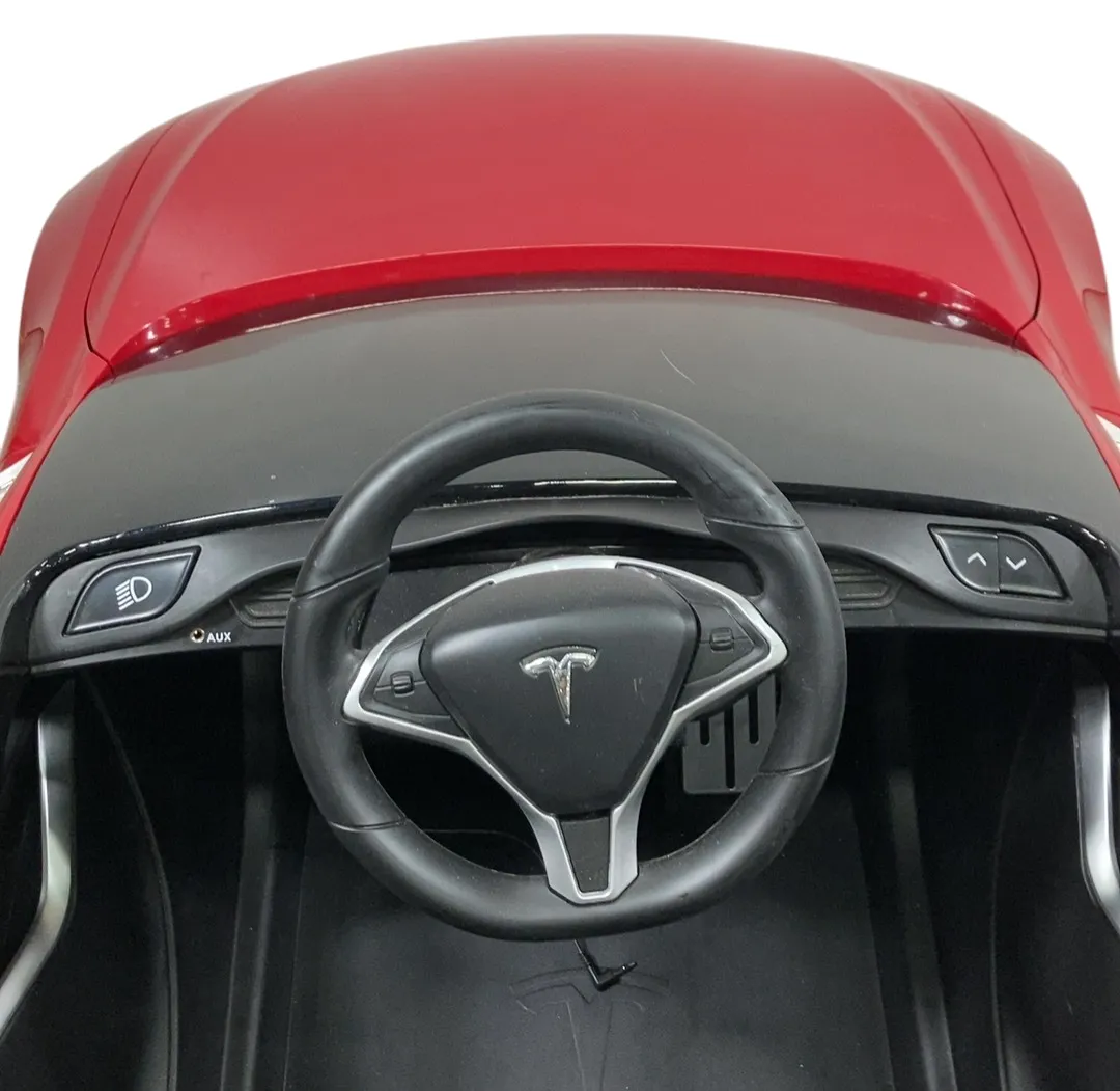 Radio Flyer Tesla Model S For Kids, Red