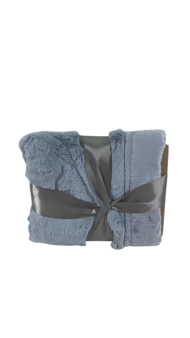Saranoni Lush Mini Blanket, Storm Cloud