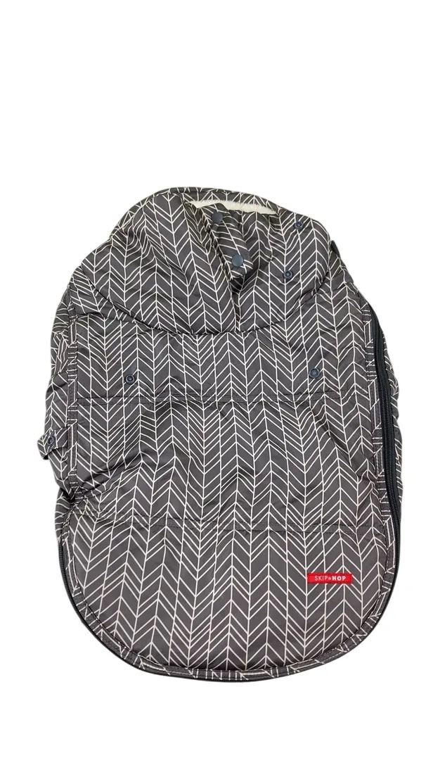 Skip Hop Stroll And Go Car Seat Cover, Gray Feather