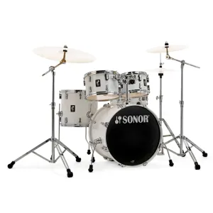 Sonor AQ1 Series Stage 5-Piece Kit with 2000 Series Hardware Set - Pure White