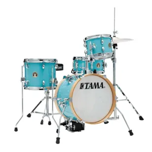 Tama Club-JAM Flyer 4-Piece Complete Kit with 14" Bass Drum - Aqua Blue
