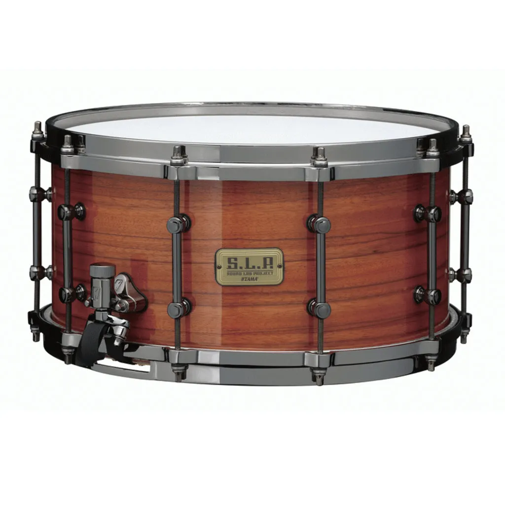 Tama LGM147 SLP G-Maple Snare Drum - Gloss Tangerine Zebrawood