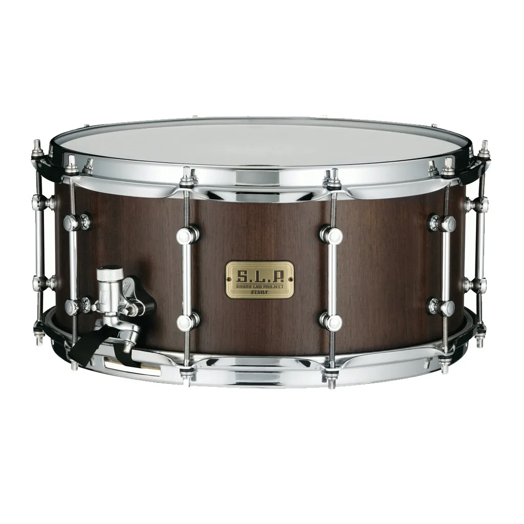 Tama LGW1465 S.L.P. G-Walnut 14"x6.5" Snare Drum - Matte Black Walnut