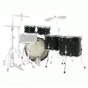 Tama LKP52HTS FBK SLP Series 5-Piece Drum Kit - Black