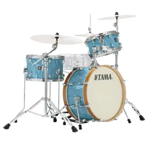 Tama Superstar Classic Neo-Mod 3-Piece Shell Pack with 22" Bass Drum and SM5W Hardware - Turquoise Satin Haze