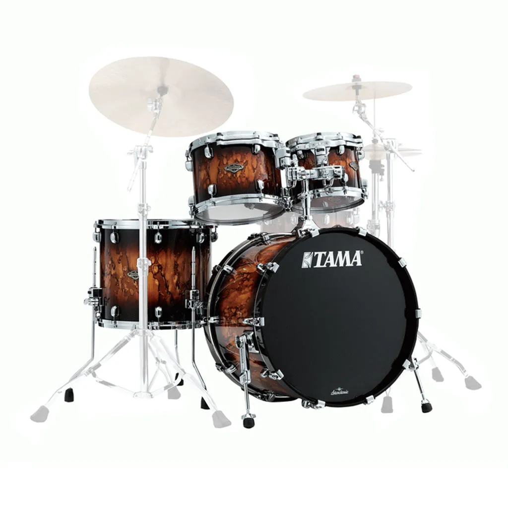 Tama WBS42S Starclassic Walnut Birch 4-Piece Shell Pack - Molten Brown Burst