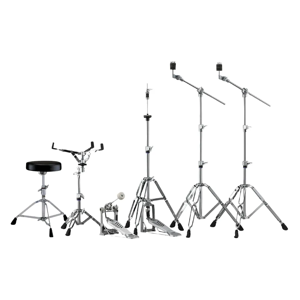 Yamaha Rydeen Fusion Size 5-Piece Complete Drum Set with Hardware and Cymbals - Silver Glitter