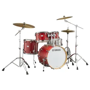 Yamaha Tour Custom Euro Drum Kit with Hardware Pack - Candy Apple Stain