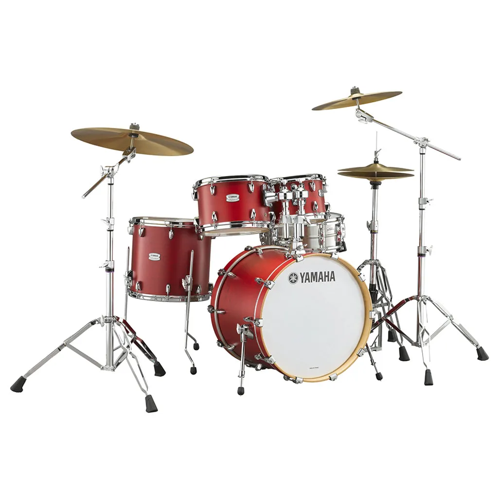 Yamaha Tour Custom Euro Drum Kit with Hardware Pack - Candy Apple Stain
