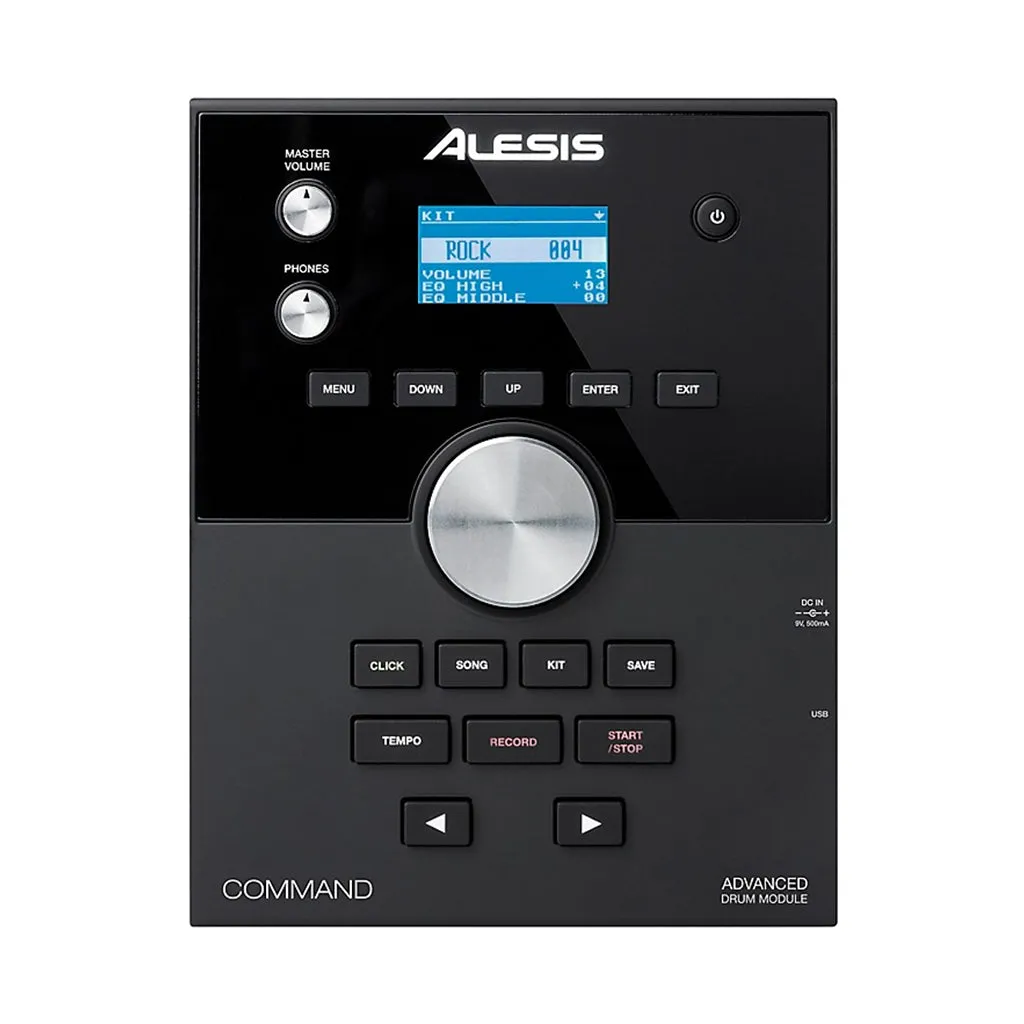 Alesis Command Mesh X: 5-Piece Electronic Drum Kit with Kick Pedal